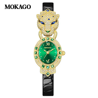 Luxury Ladies Wrist Watch Leather Belt Jewelry Watch