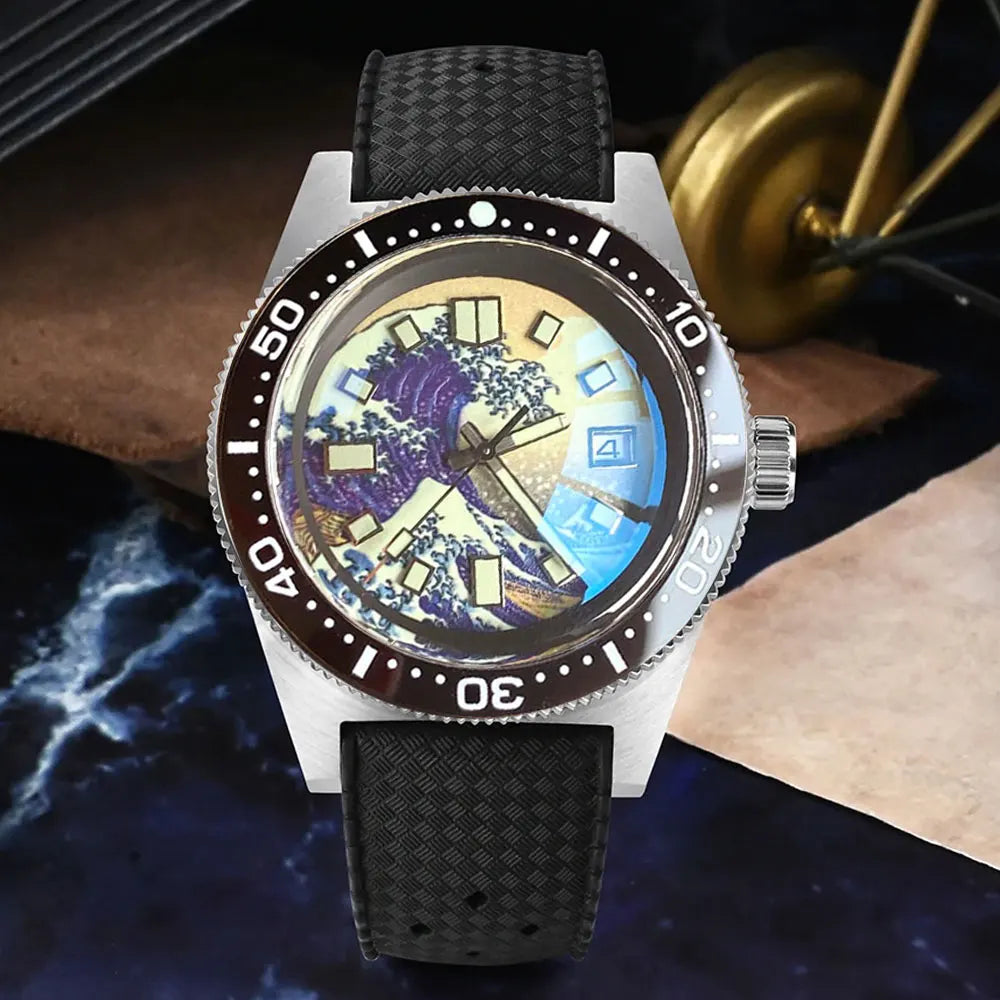 Automatic Men's Watch Ceramic  Sapphire Glass