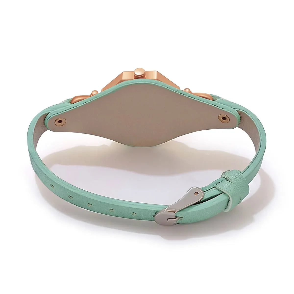 Montre Femme Hexagone Quartz – Bracelet Cuir | Design Unique | Style Fashion & Casual