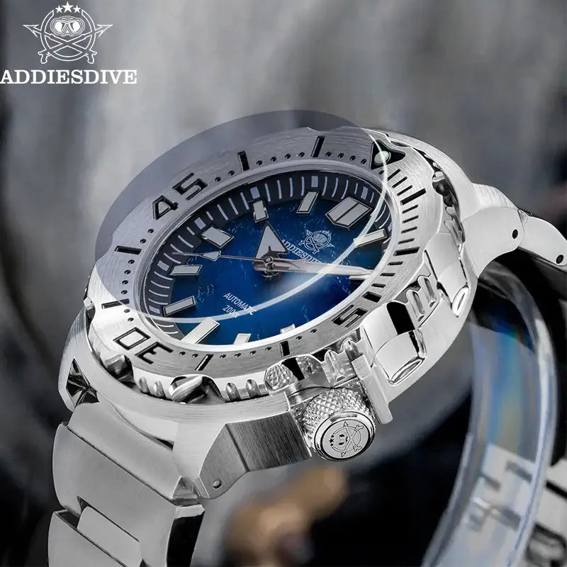 Montre Diver Automatique Homme – Verre Saphir, Étanche 20 Bar, NH35 Japonais