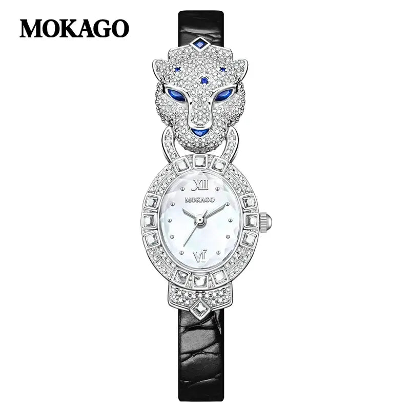 Luxury Ladies Wrist Watch Leather Belt Jewelry Watch
