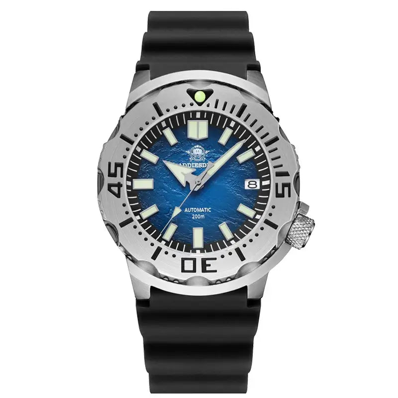 Montre Diver Automatique Homme – Verre Saphir, Étanche 20 Bar, NH35 Japonais