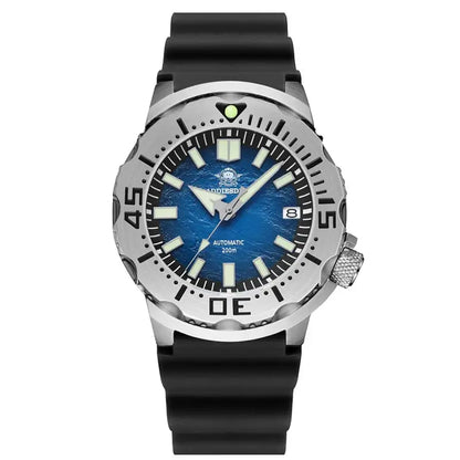 Montre Diver Automatique Homme – Verre Saphir, Étanche 20 Bar, NH35 Japonais