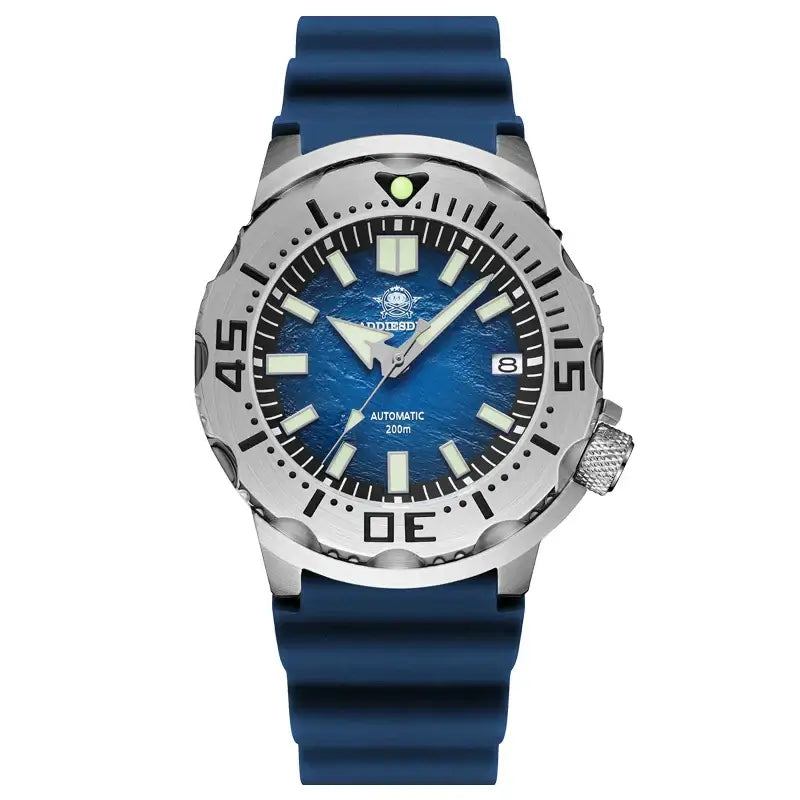 Montre Diver Automatique Homme – Verre Saphir, Étanche 20 Bar, NH35 Japonais