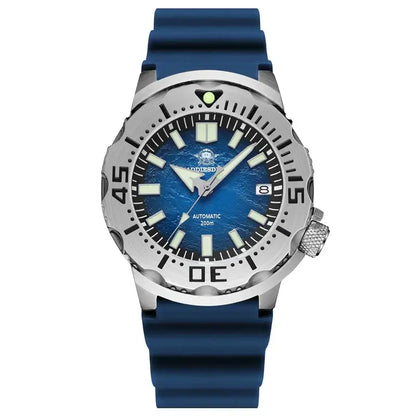 Montre Diver Automatique Homme – Verre Saphir, Étanche 20 Bar, NH35 Japonais