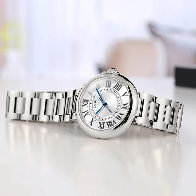 Women's Sapphire Crystal Waterproof Dress Watch