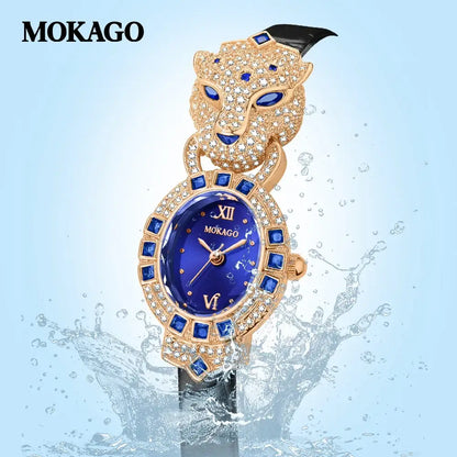 Luxury Ladies Wrist Watch Leather Belt Jewelry Watch