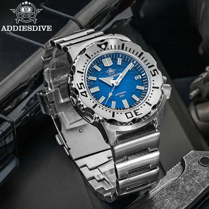 Montre Diver Automatique Homme – Verre Saphir, Étanche 20 Bar, NH35 Japonais