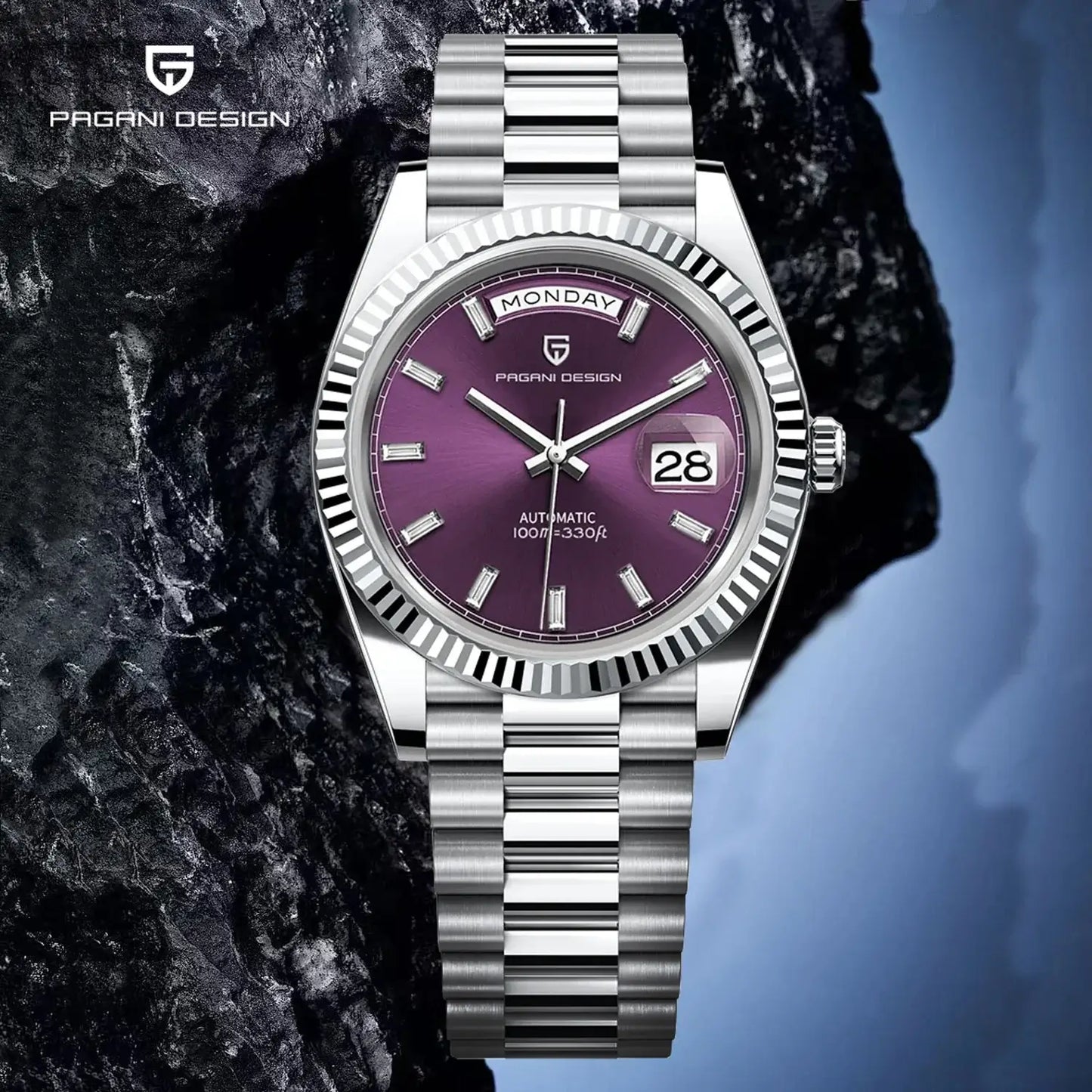 Mens Mechanical Watches Gold Luxury Automatic