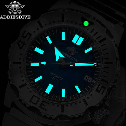 Montre Diver Automatique Homme – Verre Saphir, Étanche 20 Bar, NH35 Japonais
