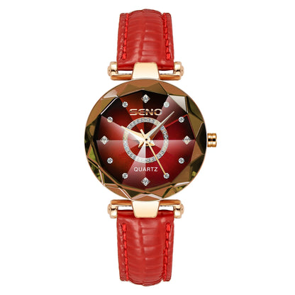 Women Crystal Watch Luxury Rose Gold Bracelet