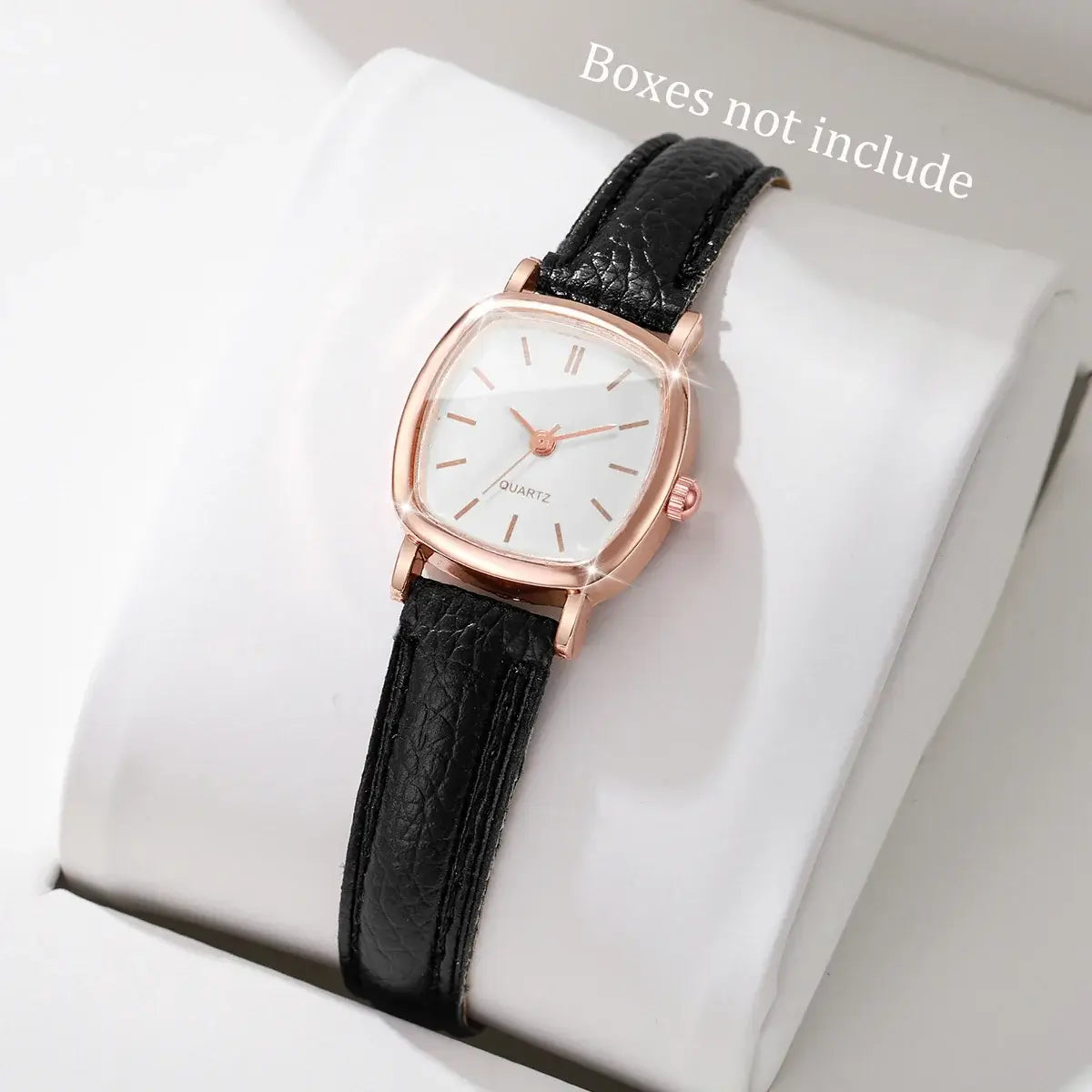 Montre Femme Quartz – Bracelet Cuir, Cadran 23mm, Style Fashion & Casual