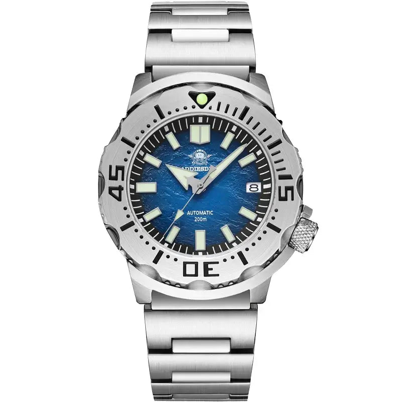 Montre Diver Automatique Homme – Verre Saphir, Étanche 20 Bar, NH35 Japonais