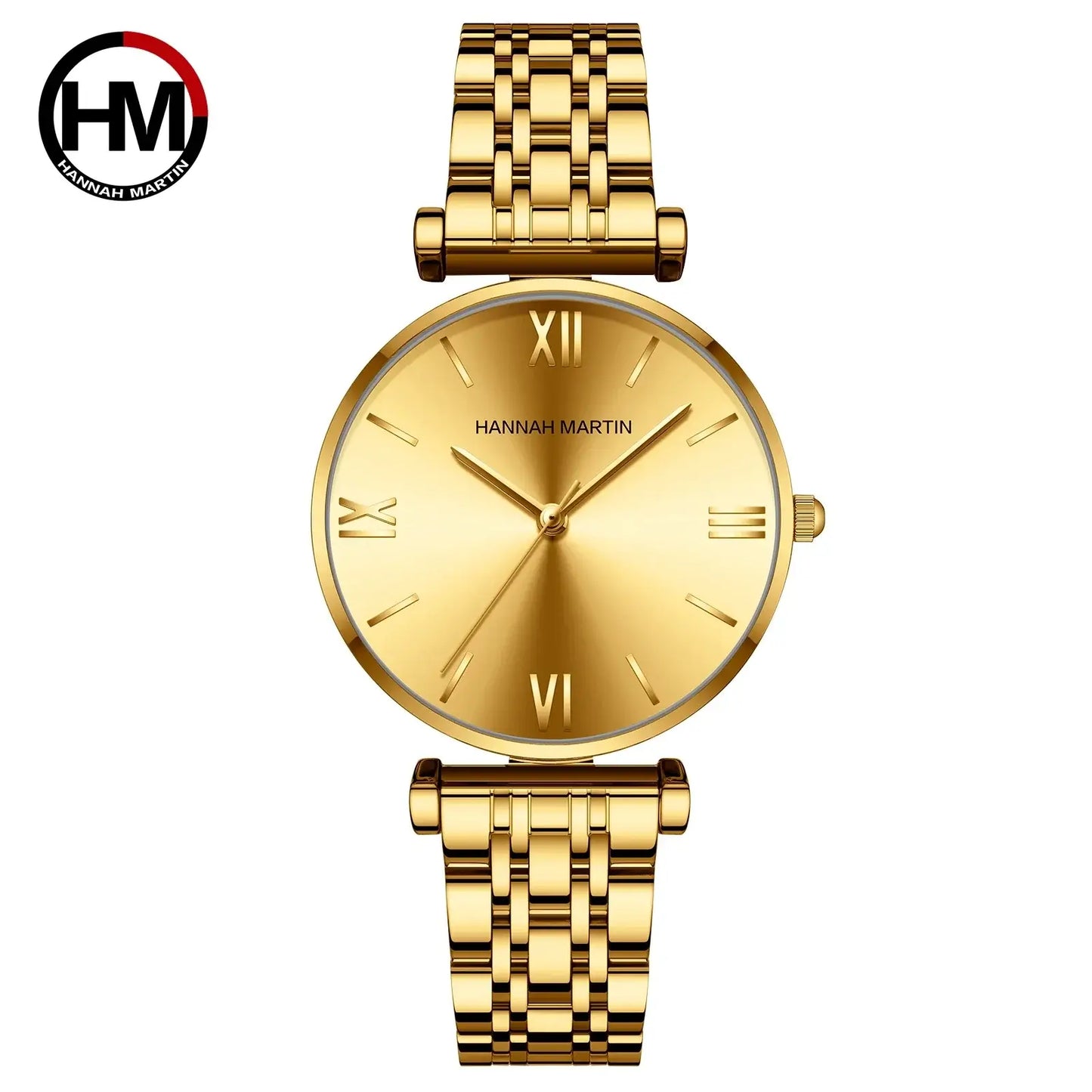 Montre Femme Luxe Quartz – Acier Inoxydable, Multicolore, Anti-Magnétique