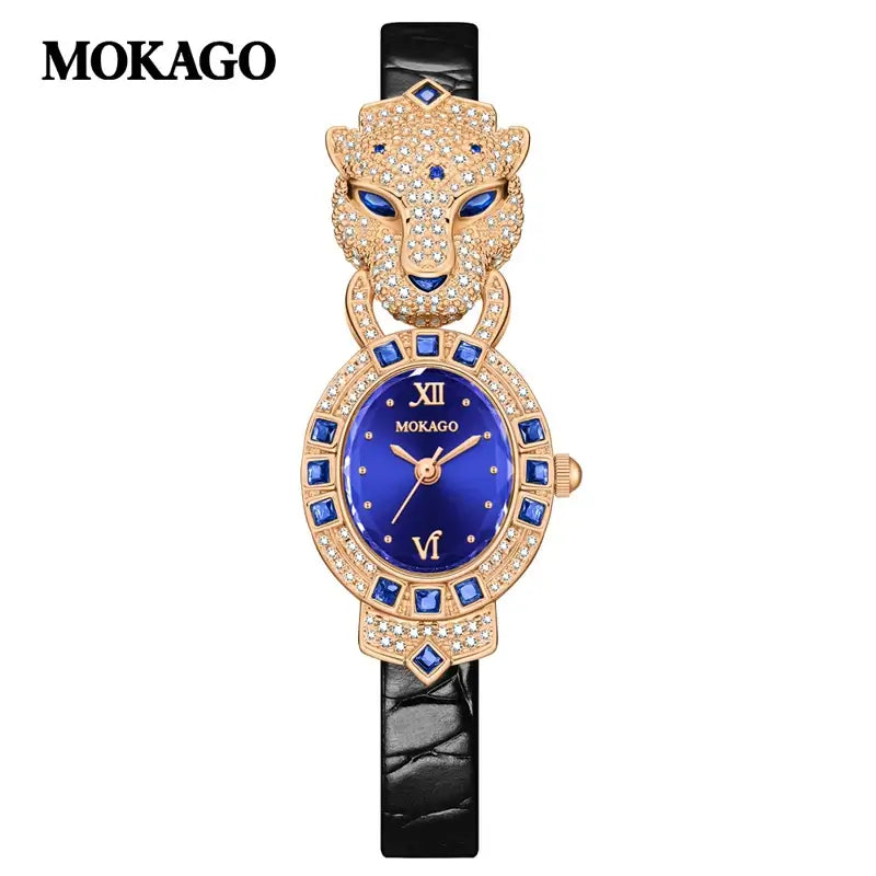 Luxury Ladies Wrist Watch Leather Belt Jewelry Watch