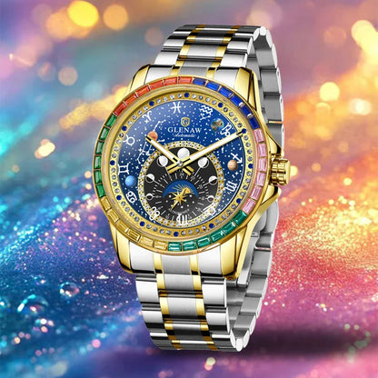 Montre Mécanique Squelette Homme – Lumineuse, Automatique, Étanche 30m