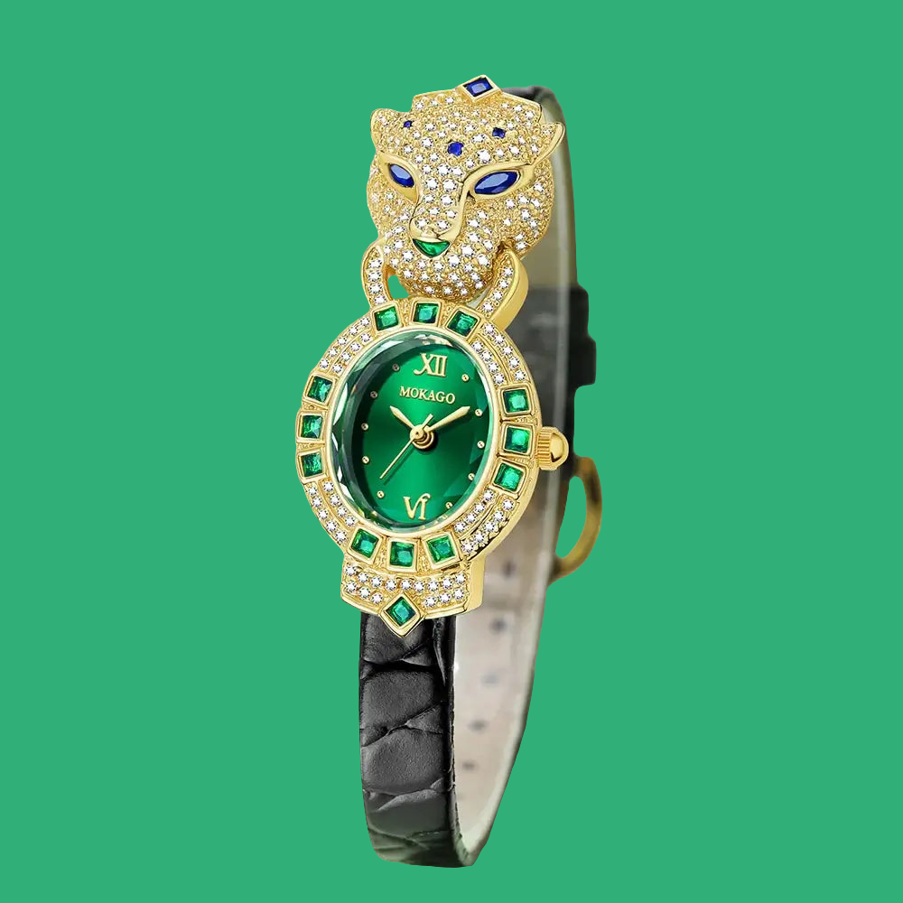 Luxury Ladies Wrist Watch Leather Belt Jewelry Watch